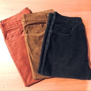 Set of 3 Brooks Brothers Red Fleece Corduroys
